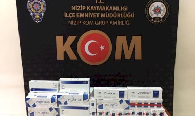 NİZİP'TE KAÇAKÇILIK OPERASYONU