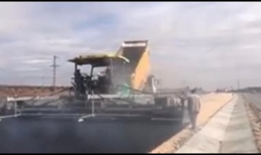 Gaziantep-Nizip yolu asfalt çalışmalarına başlandı