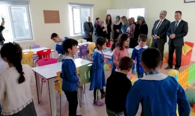 Bahçeli İlkokulu Kütüphanesi Açıldı