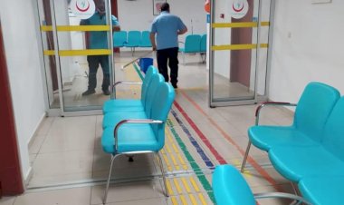 Devlet Hastanesine Corona Virüsü Tedbiri