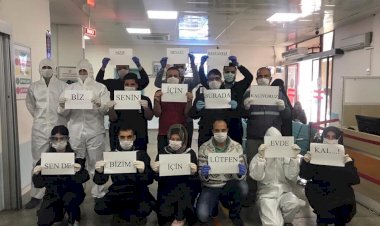 Sağlıkçılardan Halka Mesaj