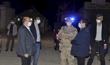 Şahin ve Sarı kontrol noktasını ziyaret etti