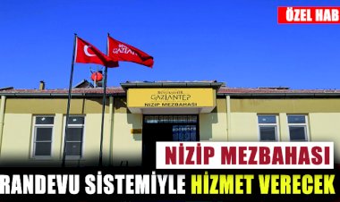 Nizip Mezbahası Randevu sistemiyle hizmet verecek