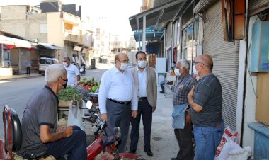 Başkan Sarı’dan esnaf ziyareti