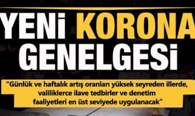 İçişleri Bakanlığından 81 il valiliğine genelde