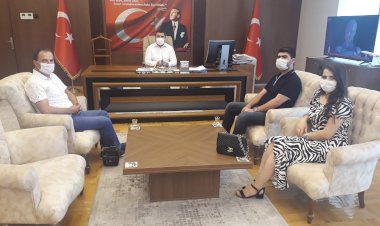 Nizip Ayyıldız Koleji Yöneticilerinden Kaymakam Şahin'e Ziyaret