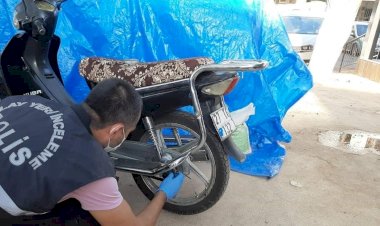 Gaziantep'ten çalınan motosiklet Nizip'te bulundu.