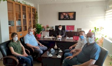 Yeni Milli Eğitim Müdürüne ziyaret