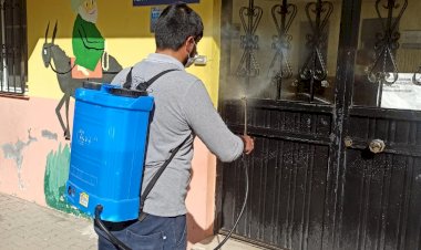 Nizip Belediyesi Kur’an Kurslarını dezenfekte etti