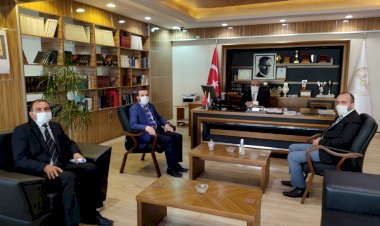 Şehitkamil İlçe Vaizi Öztaş Müftü Çiftçi’yi Ziyaret Etti