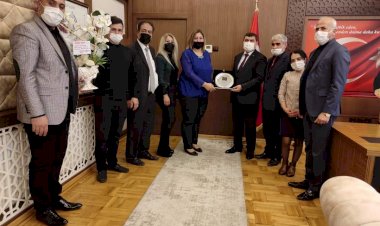 Kaymakam Şahin'e Ziyaret