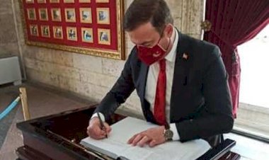 Ankara'daki Gaziantepliler Ata'nın huzurunda