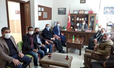 NİZİP MUHTARLAR DERNEĞİ ÜYELERİNDEN ZİRAAT ODASINA   ZİYARET ETTİ