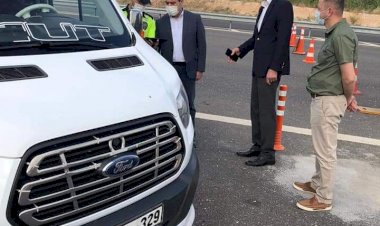 Kaymakam Şahin, Denetim Yaptı