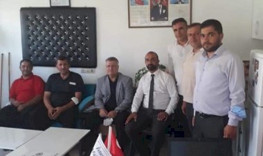 MHP Nizip İlçe Başkanı’ndan, muhtarlar derneği ziyareti