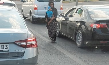 Nizip’te dilenciler trafikte tehlike saçıyor