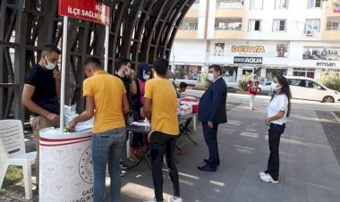 Kaymakam Şahin, Mobil aşı ekiplerini denetledi