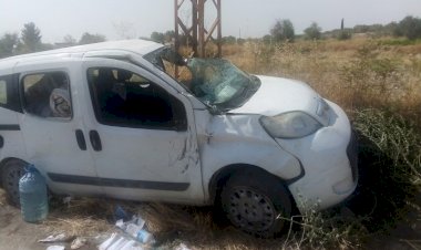 Nizip - Birecik Baraj Yolunda Kaza ;  2 Yaralı