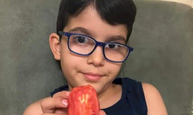 Domates'te "Allah" yazısı