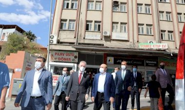 Vali Gül Özel İdare Binası’nda incelemelerde bulundu