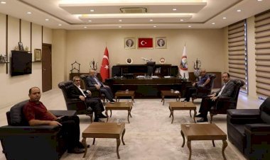 Emniyet Müdürü Ağırtıcı’dan Başkan Sarı’ya ziyaret