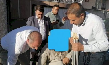 Engelli vatandaşlarımıza elektrikli sandalye