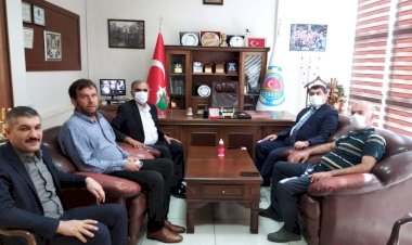 Kaymakam Şahin'den Ziraat Odasına Ziyaret