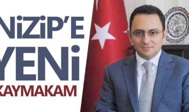 Nizip İlçe Kaymakamlığına Oğuz Alp Çağlar, atandı...