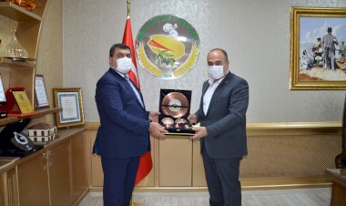 NİZİP KAYMAKAMI KEMAL ŞAHİNDEN BORSAMIZA VEDA ZİYARETİ 