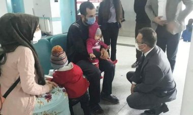 Kaymakam Çağlar’dan Başhekime ve Hastalara Ziyaret