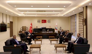 Kaymakam Çağlar’dan Belediye Başkanı Sarı’ya ziyaret