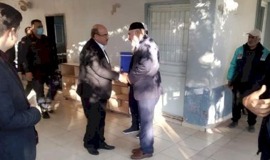 Başkan Sarı ve Jandarma Komutanı Kalıçlı'dan Taziye Ziyareti