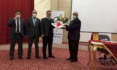 Müftü Çiftçi, personellerine veda etti