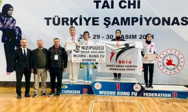 Wushu Tai Chi Türkiye Şampiyonası'nda Nizip'e 13 madalya
