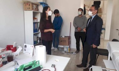 Kaymakam Çağlar'dan, kamu kurumlarına ziyaret 