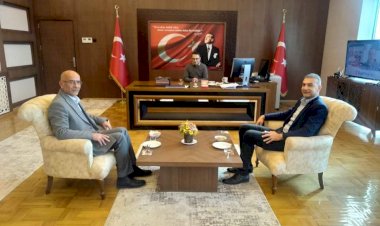 Yargıtay Üyesi Cumhuriyet Savcısı Canpolat'tan Kaymakam Çağlar'a Ziyaret