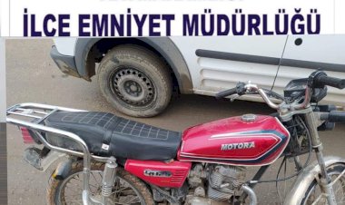 Gaziantep'ten çalınan motosiklet Nizip'te yakalandı