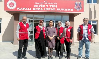 Nizip Kızılay'dan mahkum çocuklarına yardım