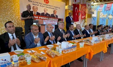 MHP Nizip ilçe teşkilatı iftarda buluştu