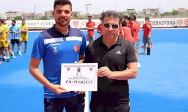 Necip Çilkiz, en iyi kaleci ünvanını aldı