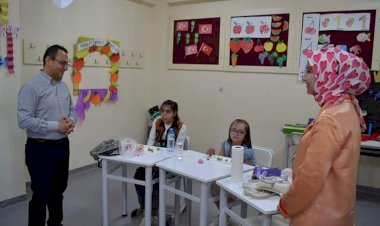 Kaymakam Çağlar'dan okul ziyaretleri