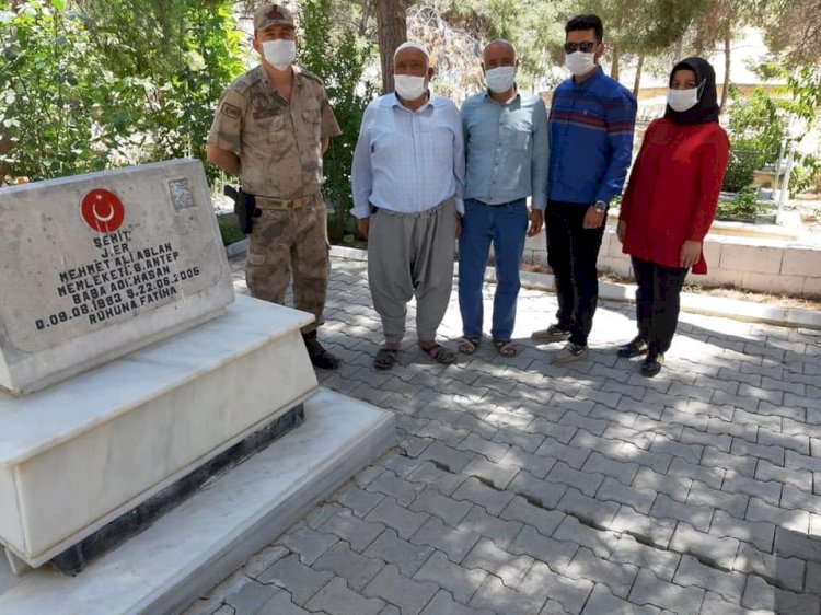 Jandarma Komutanı Diki'den Şehit Babasına Ziyaret