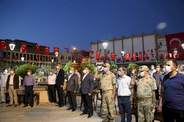 Nizip’te ‘Sosyal Mesafeli’ 15 Temmuz Demokrasi ve Milli Birlik Günü Töreni