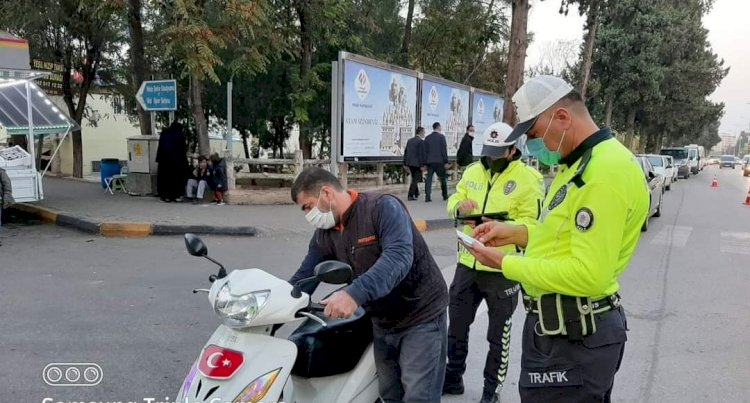Kask takmayan motosiklet sürücülerine ceza yağdı