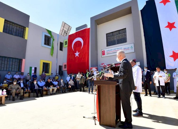 Cerablus Eman Filistin okulu açıldı 