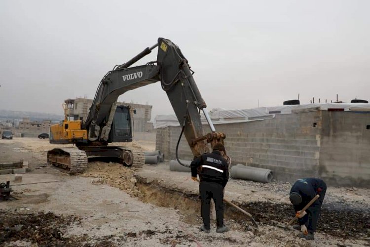 Nizip’te alt yapı çalışmaları hız kesmeden devam ediyor