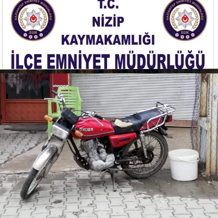 Nizip'te motosiklet hırsızlığı