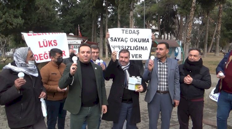 Nizip’te elektrik ve doğalgaz zamlarına tepki