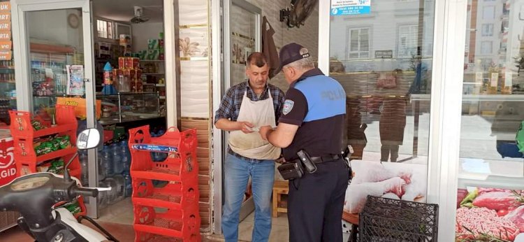 Nizip'te polis güvenlik kamerasının önemini anlattı