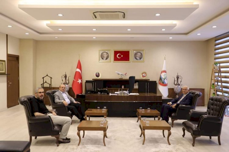 Milletvekili Erdoğan'dan Başkan Sarı'ya ziyaret